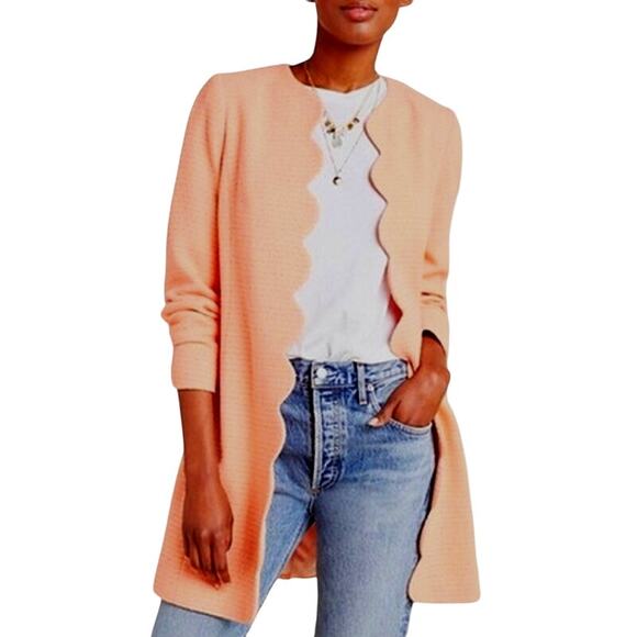 Anthropologie x Helen Berman Tangerine Dream Tweed Jacket size 10 NEW - Picture 4 of 9